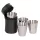 Set pahare din inox + etui