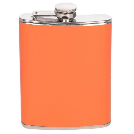 Flask with orange cover