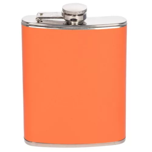 Taschenflasche mit Orange Bezug