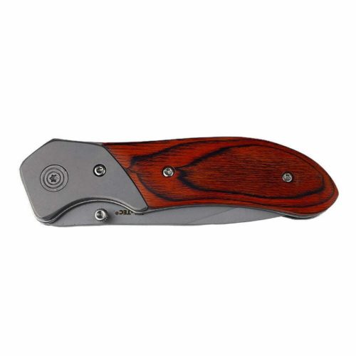 Mil-Tec pocket knife with wooden grip