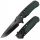 Mil-Tec pocket knife, black/green