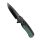 Mil-Tec pocket knife, black/green