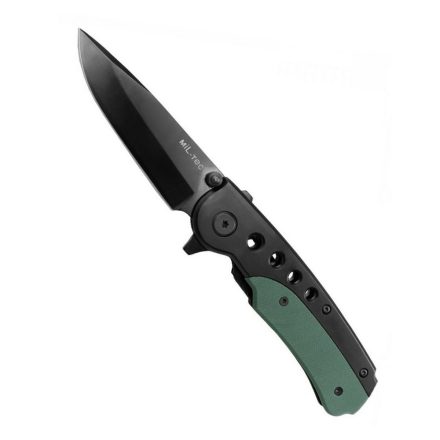 Mil-Tec pocket knife, black/green