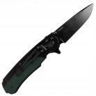 Mil-Tec pocket knife, black/green