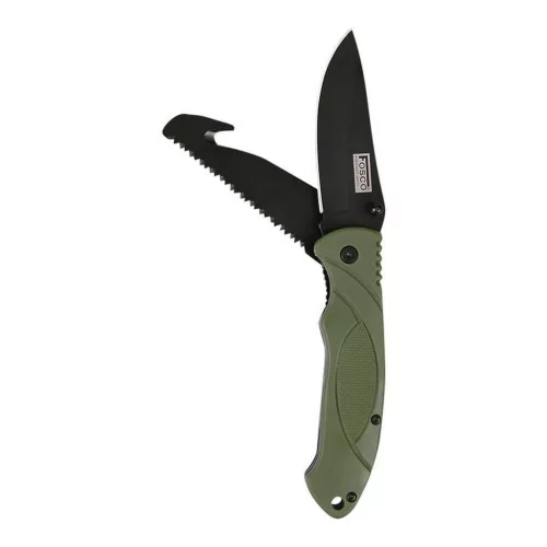 Fosco Bushcraft knife - green