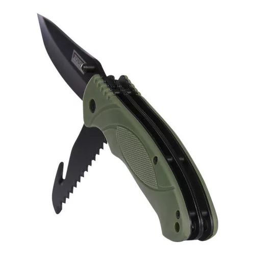 Fosco Bushcraft knife - green