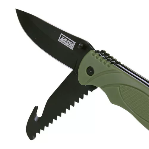 Fosco Bushcraft knife - green