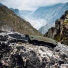 Fosco Bushcraft kés - zöld