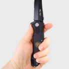 Mil-Tec Fire Brigade Einhandmesser, Schwarz