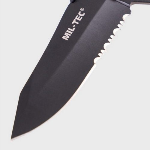Mil-Tec Fire Brigade Einhandmesser, Schwarz