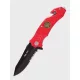 Mil-Tec Fire Brigade Einhandmesser, Rot