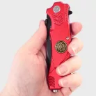 Mil-Tec Fire Brigade Einhandmesser, Rot