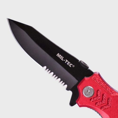 Mil-Tec Fire Brigade pocket knife, red