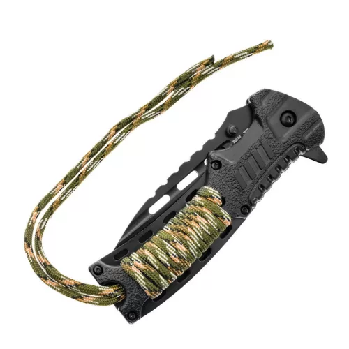 Mil-Tec survival pocket knife, camo
