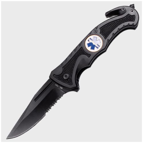 Mil-Tec Rescue pocket knife, black