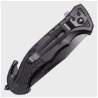 Mil-Tec Rescue Taschenmesser, Schwarz