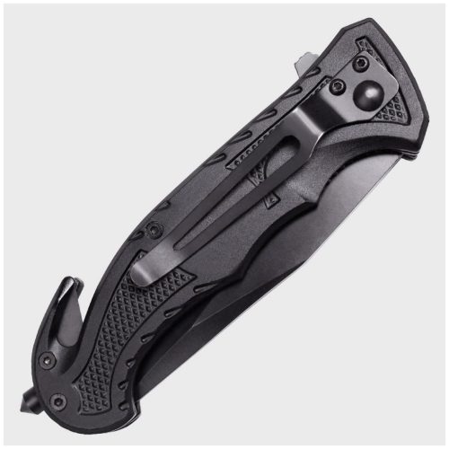 Mil-Tec Rescue kés, fekete