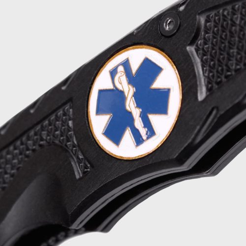 Mil-Tec Rescue pocket knife, black