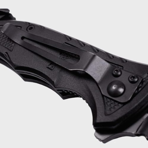 Mil-Tec Rescue Taschenmesser, Schwarz