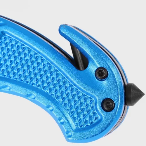 Mil-Tec Rescue Taschenmesser, Blau
