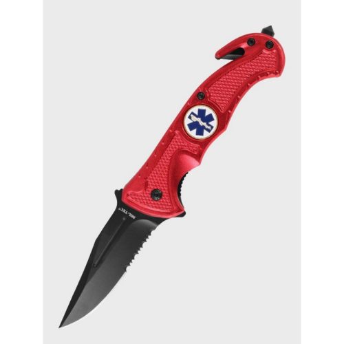 Mil-Tec Rescue kés, piros