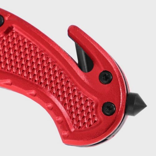 Mil-Tec Rescue pocket knife, red