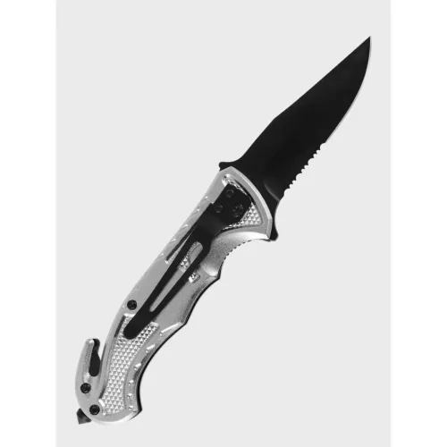 Mil-Tec Rescue Taschenmesser, Silber