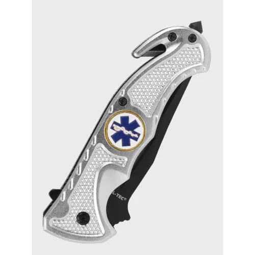 Mil-Tec Rescue kés, ezüst