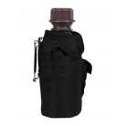 Mil-Tec US Canteen With Cover, black