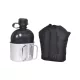 US canteen with MOLLE pouch, black