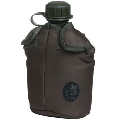 Feldflasche mit Essschale MOLLE System, Grün