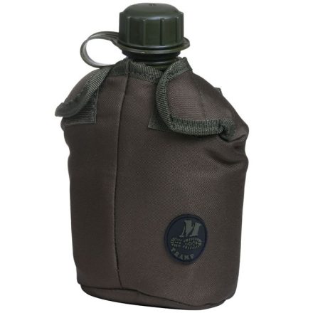 US canteen with MOLLE pouch, green
