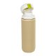 Neoflam Droplet Flasche mit Neopren Hülle, Beige