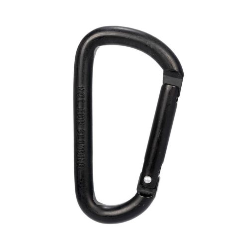 M-Tramp carabiner, black 8cm