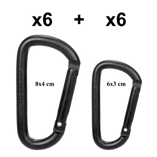 M-Tramp carabiner, black