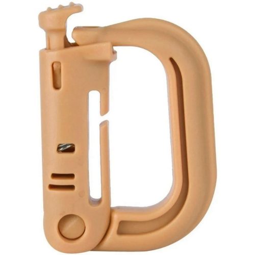 GrimLoc MOLLE carabiner, coyote