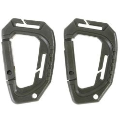 Mil-Tec tactical carabiner, green