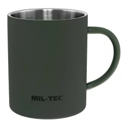 Hrnček nerezový termo Mil-Tec, olivový 450ml