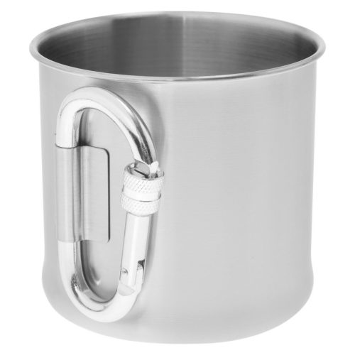 Hrnček nerezový s karabínkou Mil-Tec, 500ml