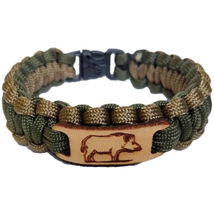 Paracord bracelet, wild boar