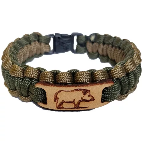 Paracord karkötő, vaddisznó XL