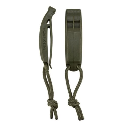 MOLLE fluier din plastic, verde