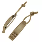 MOLLE fluier din plastic, coyote