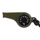 Mil-Tec fluier din plastic cu compas si termometru