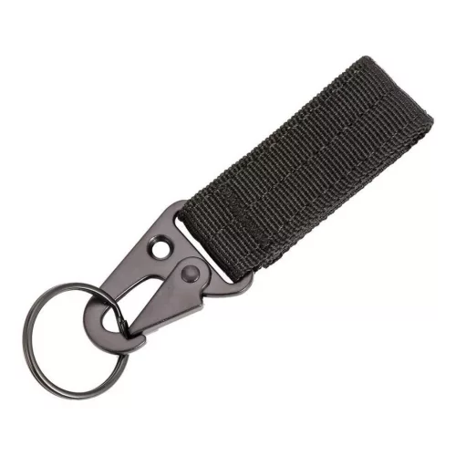 Hawk nylon kulcstartó, fekete