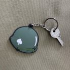 506PIR Helmet PVC keychain