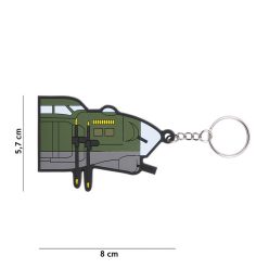 B-17 Flying Fortress PVC keychain