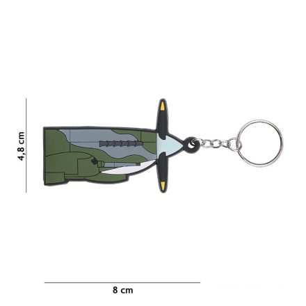 Spitfire PVC keychain