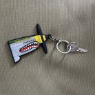 P-51 Mustang PVC keychain