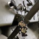 WWII Paratrooper PVC keychain